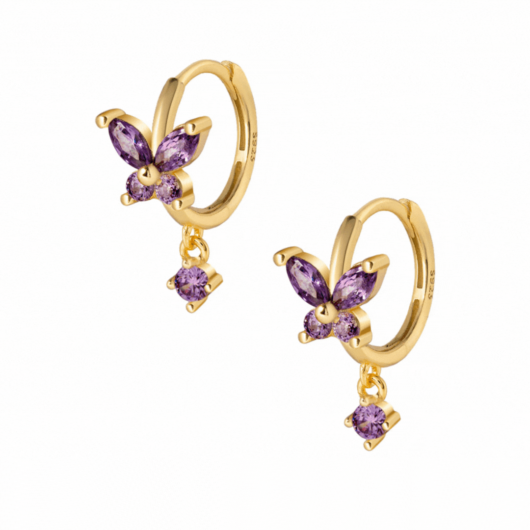 18K Naomi Hoop Earrings main image 1