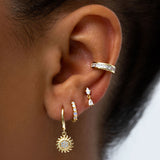 Summer Hoop Earrings - Gold