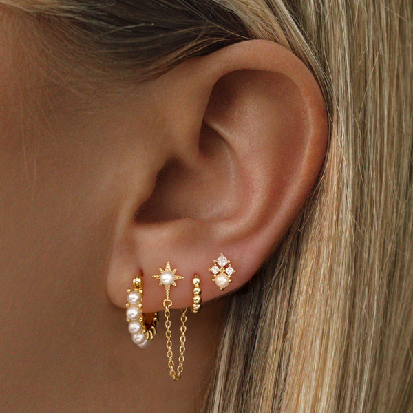 Tilly Hoop Earrings - Gold