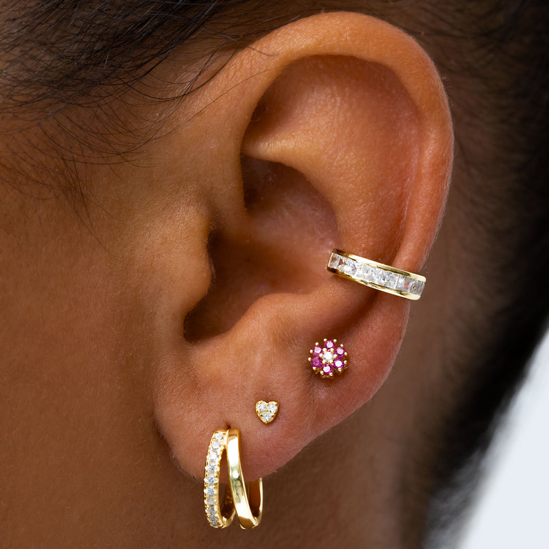 Danielle Stud Earrings - Gold
