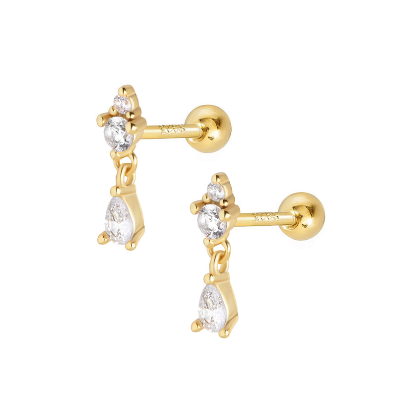 Lorelai Stud Earrings - Gold