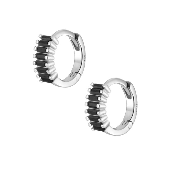 Miranda Hoop Earrings - Silver