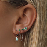 Bethany Hoop Earrings - Silver