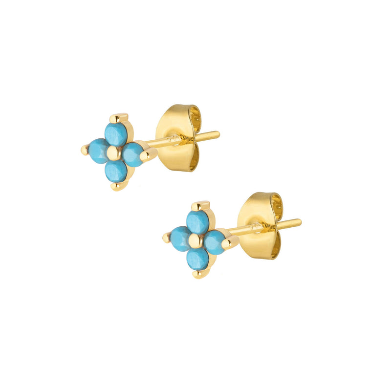 Cheryl Stud Earrings - Gold