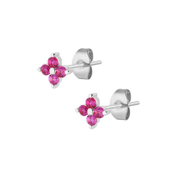 Jenny Stud Earrings - Silver