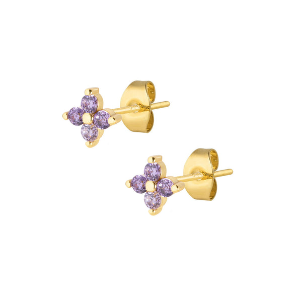 Miley Stud Earrings - Gold