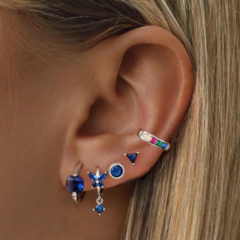 Lilo Stud Earrings - Silver