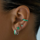 Northern Lights Stud Earrings - Silver