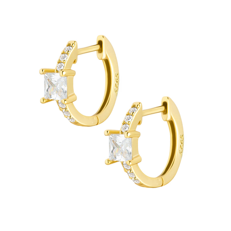 Kelly Hoop Earrings - Gold