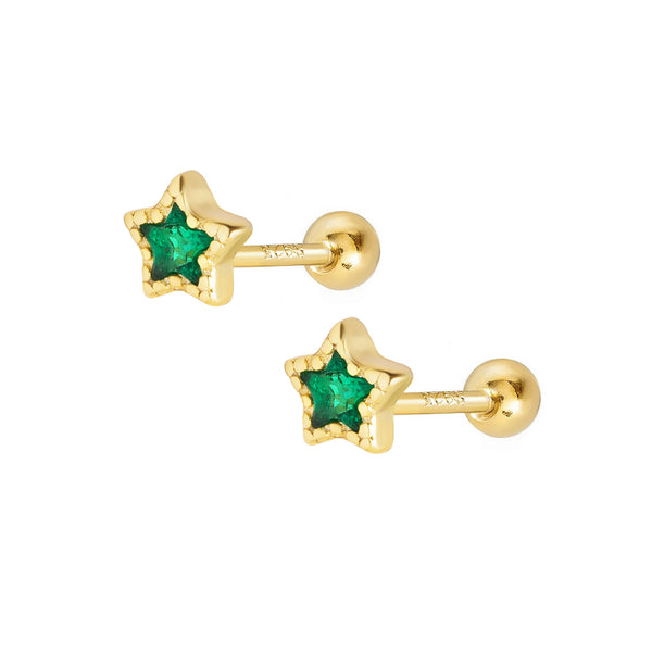 Rowan Stud Earrings - Gold