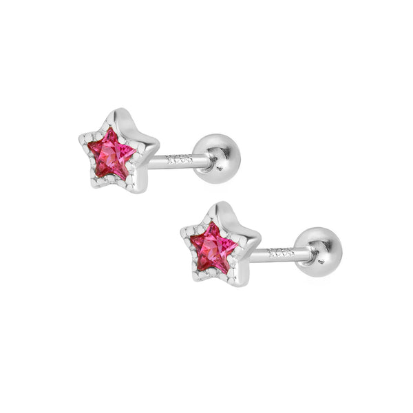 Noah Stud Earrings - Silver