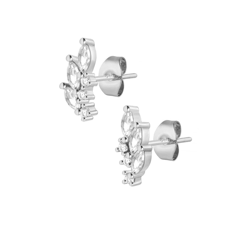 Mandy Stud Earrings - Silver