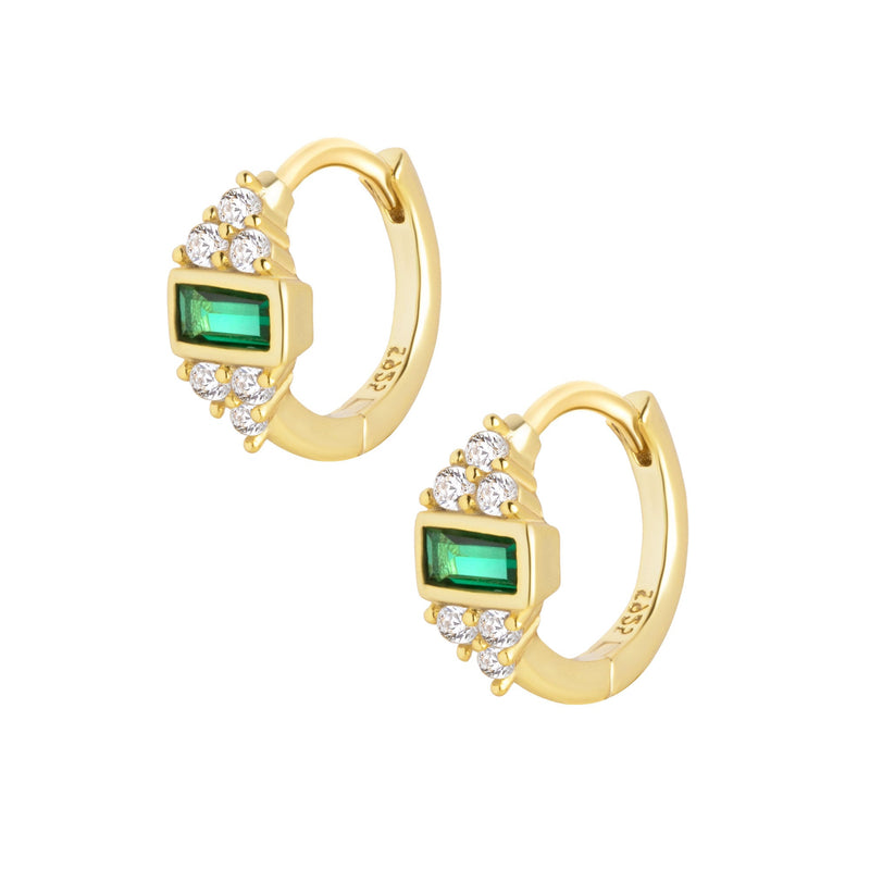 Leah Hoop Earrings - Gold