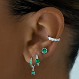 Emilia Stud Earrings - Silver