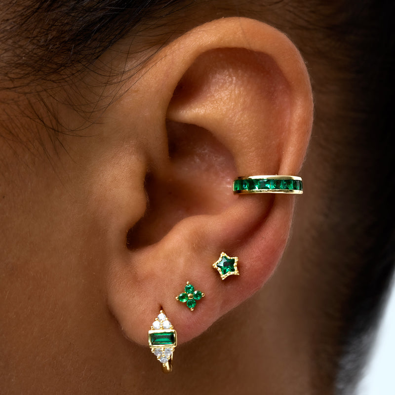 Leah Hoop Earrings - Gold