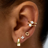 Happy Stud Earrings - Gold