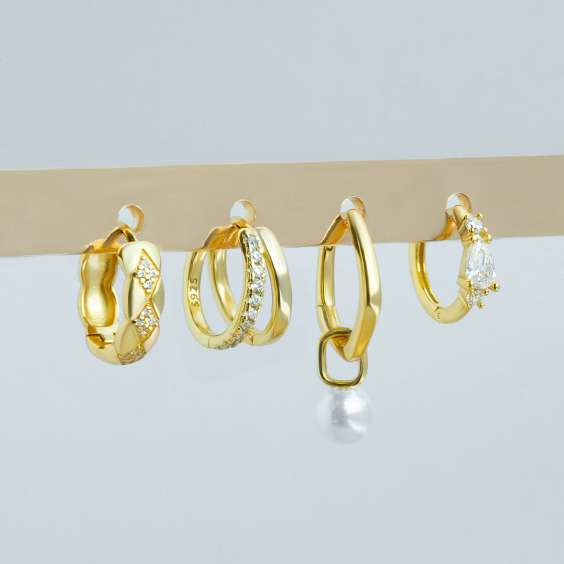 Muse Hoop Earrings - Gold
