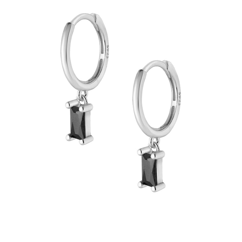 Alma Hoop Earrings - Silver