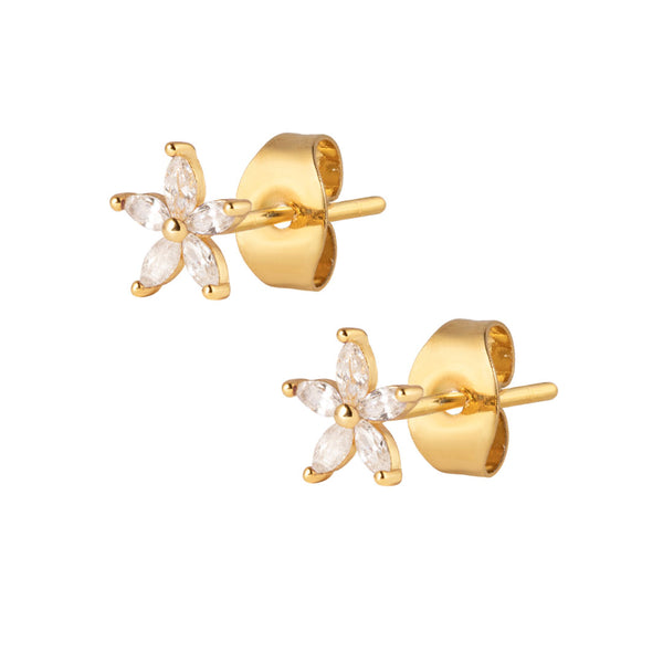 Carmen Stud Earrings - Gold