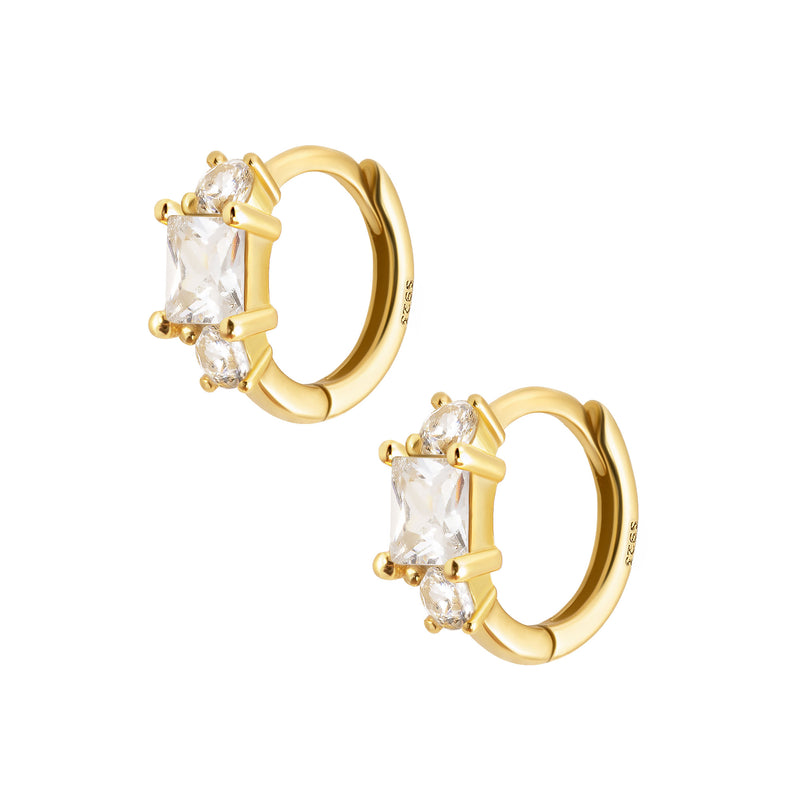 Aubrey Hoop Earrings - Gold