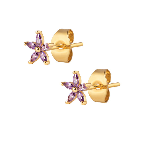 Nadine Stud Earrings - Gold