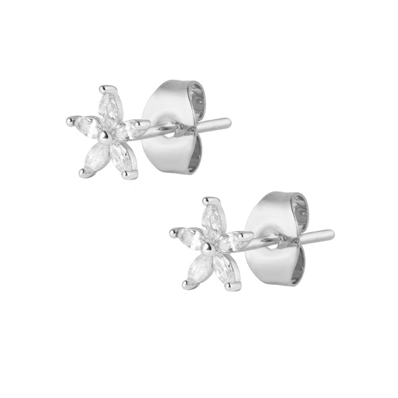 Carmen Stud Earrings - Silver