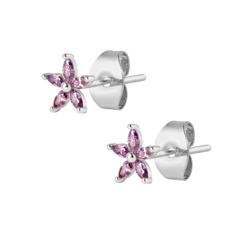 Nadine Stud Earrings - Silver