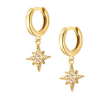 Evangeline Hoop Earrings - Gold