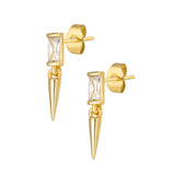 Lois Stud Earrings - Gold