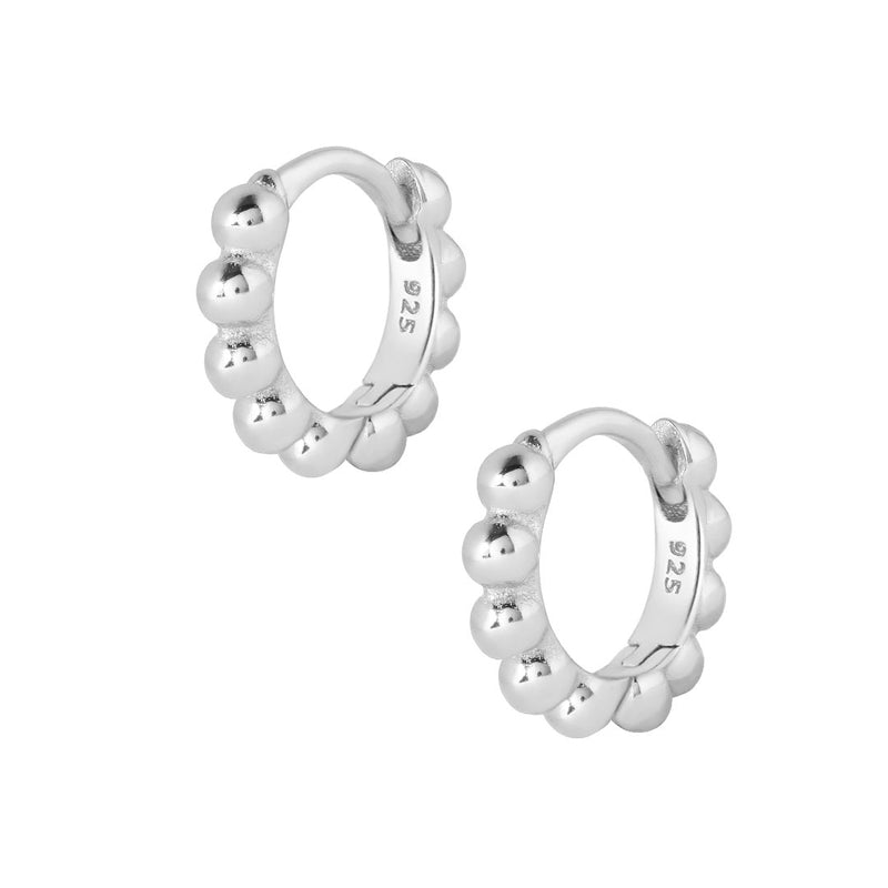 Tilly Hoop Earrings - Silver