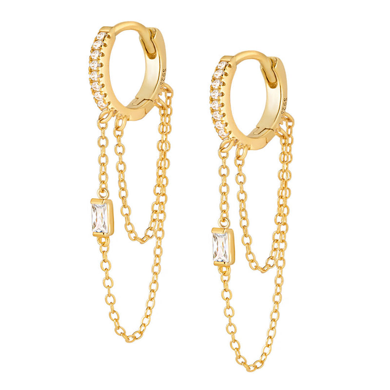 Zola Hoop Earrings - Gold