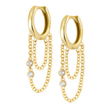 Pamela Hoop Earrings - Gold