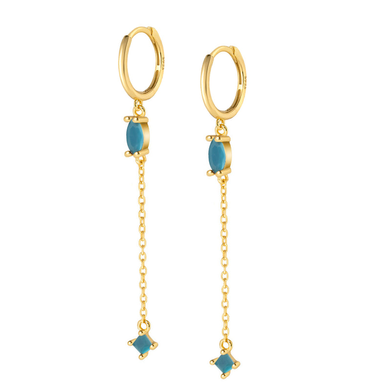 Alina Hoop Earrings - Gold