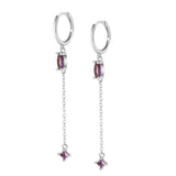 Avery Hoop Earrings - Silver