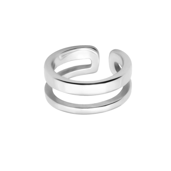 Gloria Ear Cuff - Silver