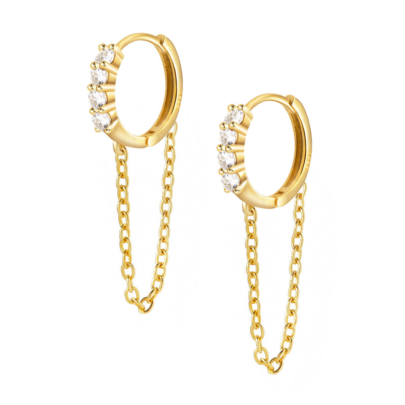 Catherine Hoop Earrings - Gold
