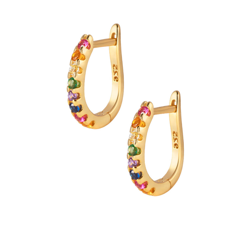 Ava Hoop Earrings - Gold