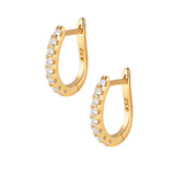Karma Hoop Earrings - Gold