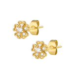 Alice Stud Earrings - Gold