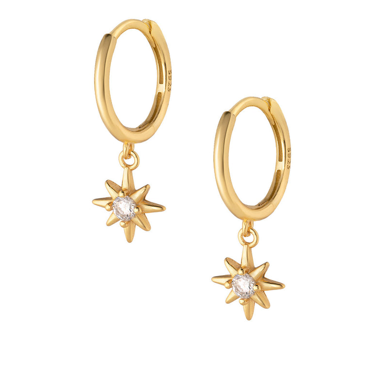 Veronica Hoop Earrings - Gold