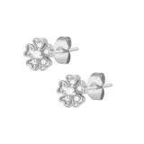 Alice Stud Earrings - Silver