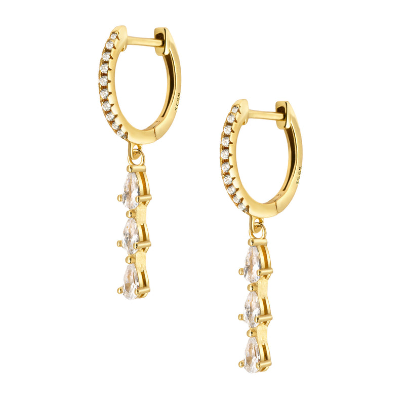 Lissome Hoop Earrings - Gold