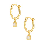 Dinah Hoop Earrings - Gold