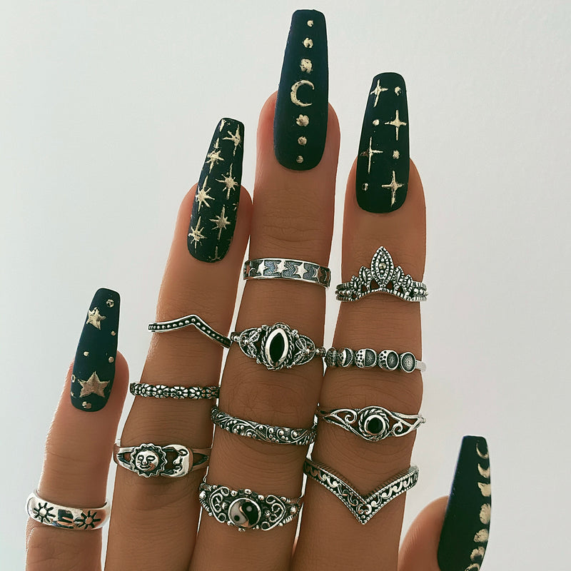 Kendall Black Onyx Ring