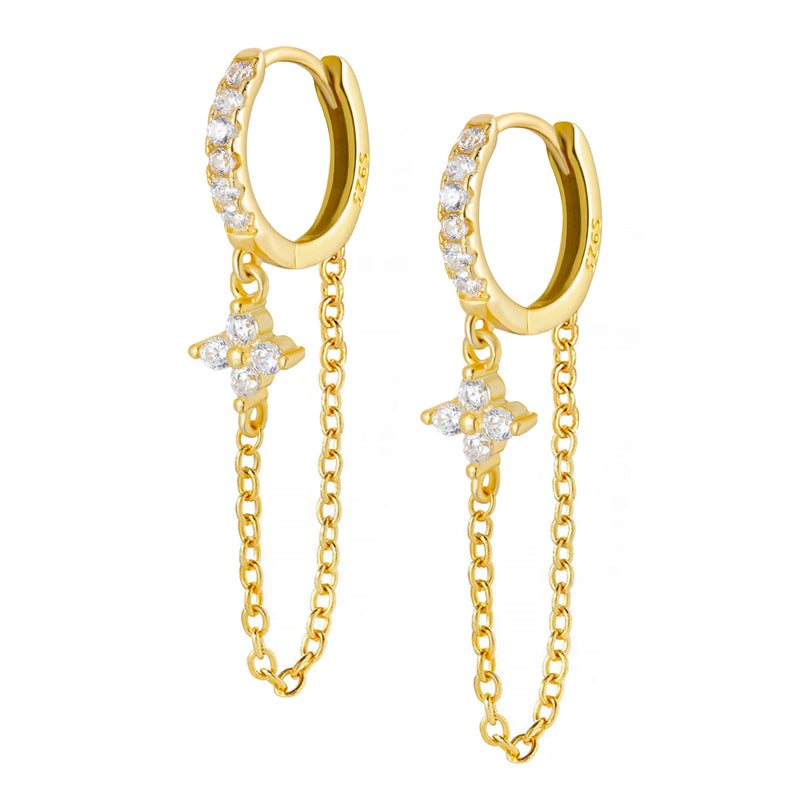 Chantelle Hoop Earrings - Gold