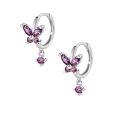 Demi Hoop Earrings - Silver