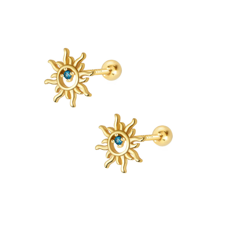 Sunkissed Stud Earrings - Gold