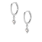 Samara Hoop Earrings - Silver
