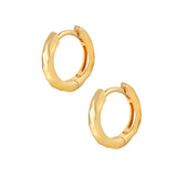 Divine Hoop Earrings - Gold