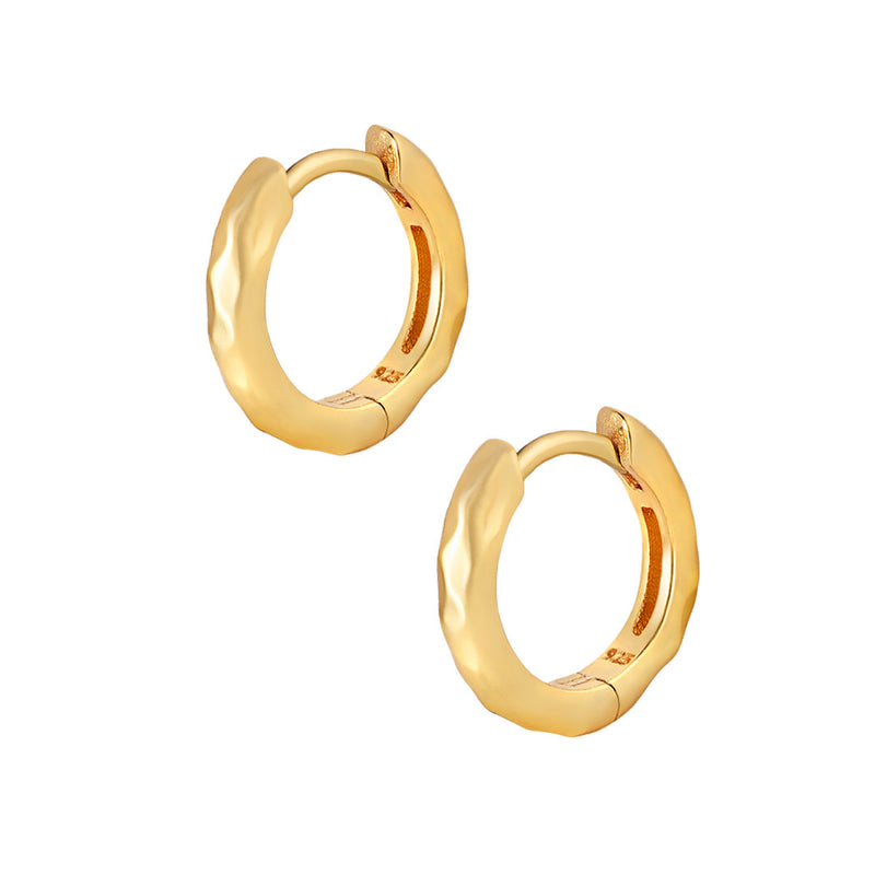 Divine Hoop Earrings - Gold